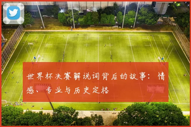 世界杯决赛解说词背后的故事：情感、专业与历史定格