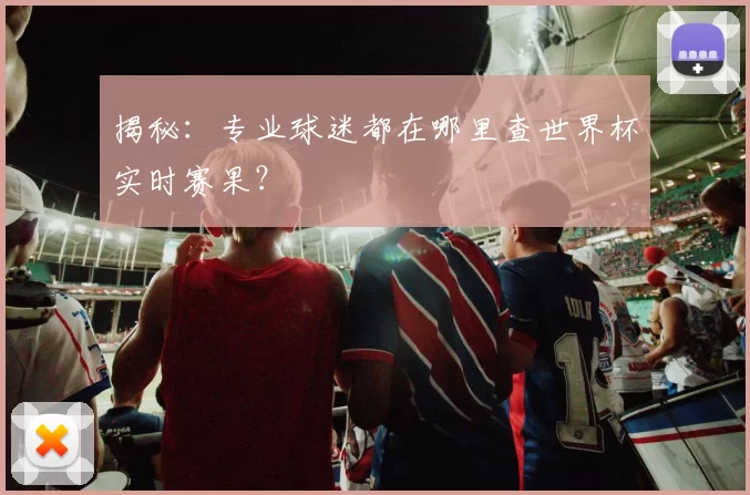 揭秘:专业球迷都在哪里查世界杯实时赛果?